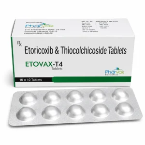 Etoricoxib 60mg and Thiocolchicoside 4mg Tablets