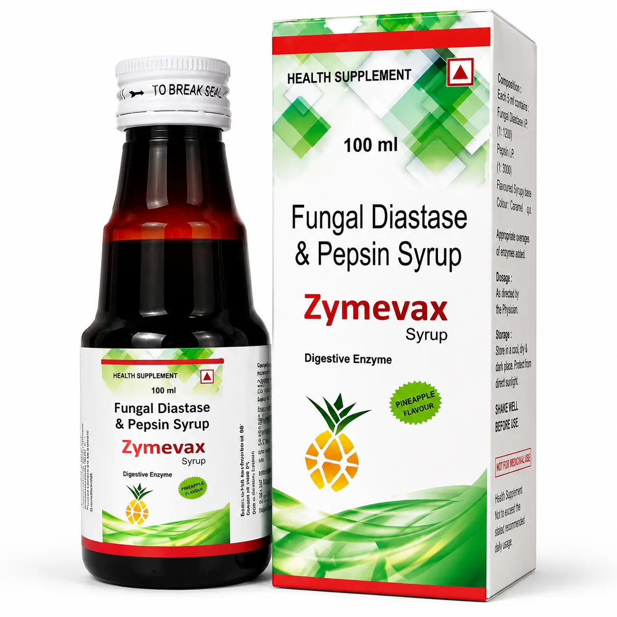 Fungal Diastase and Pepsin Syrup