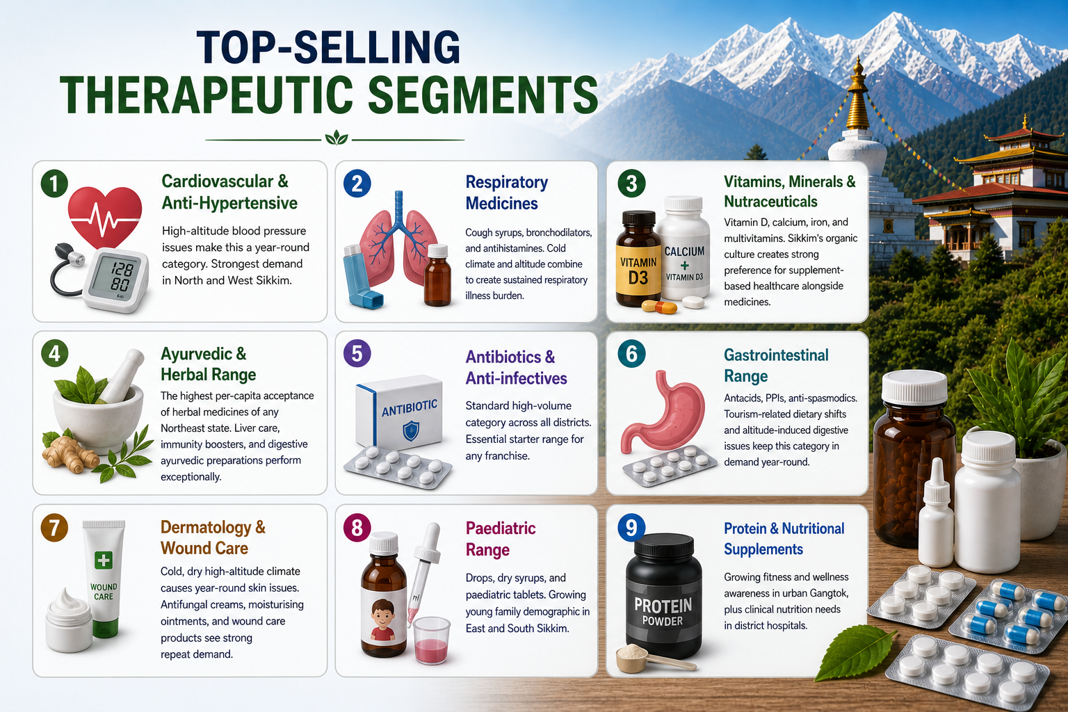 Top-Selling Therapeutic Segments