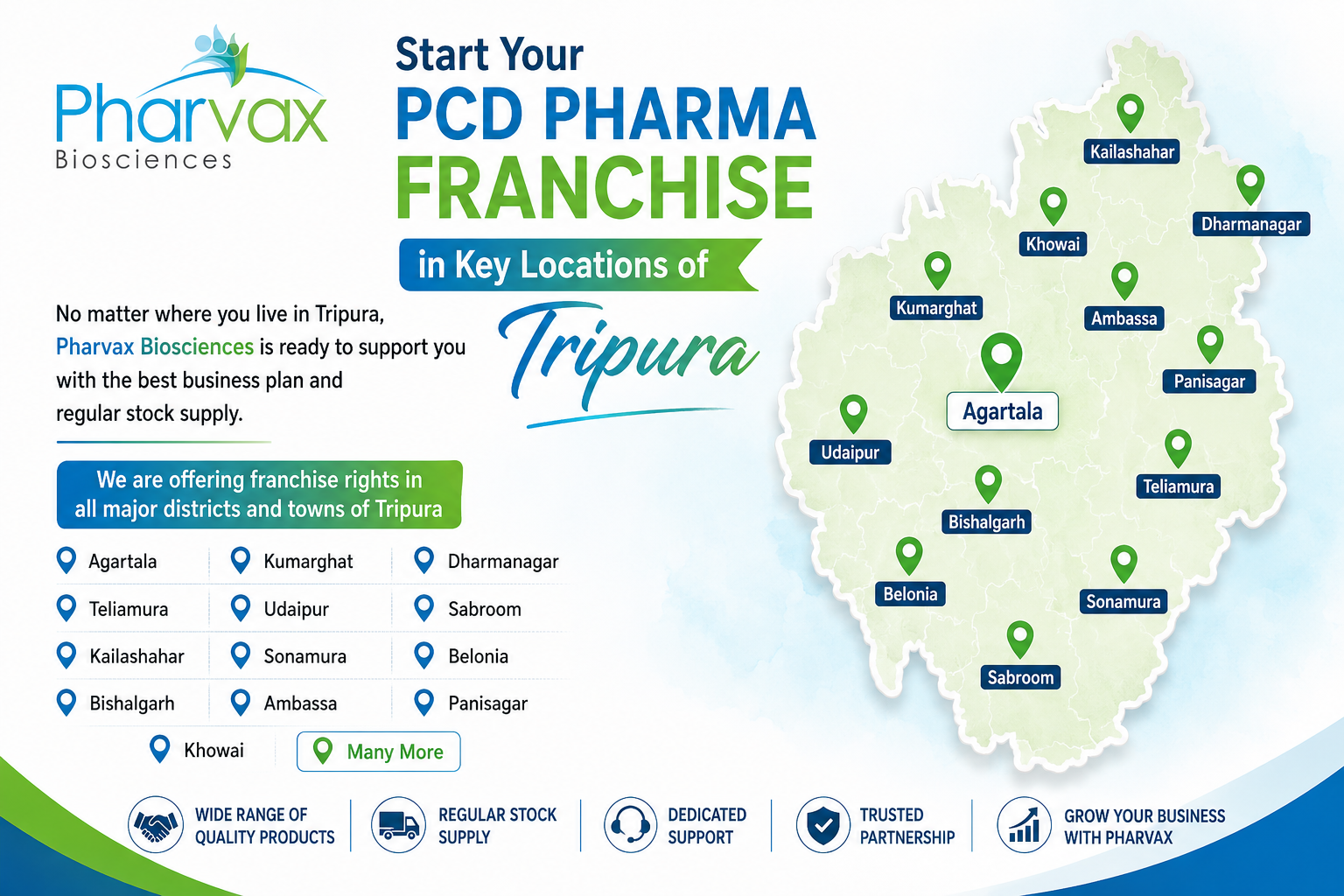 Pharma franchise opportunities in Tripura
