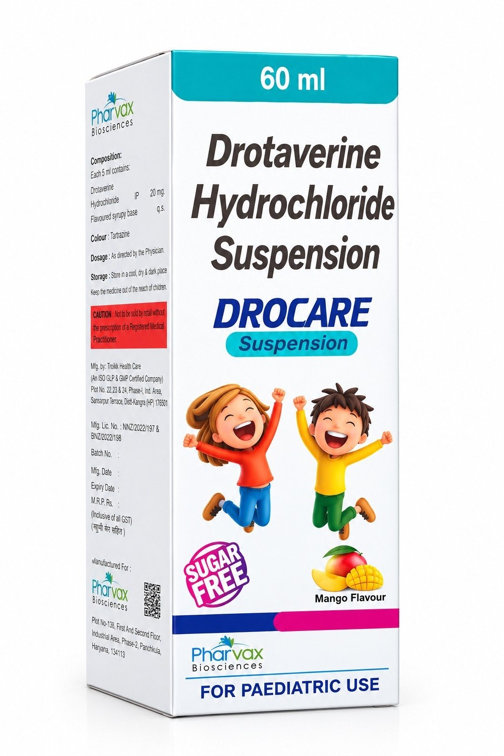 Top Drotaverine Hydrochloride Suspension in India