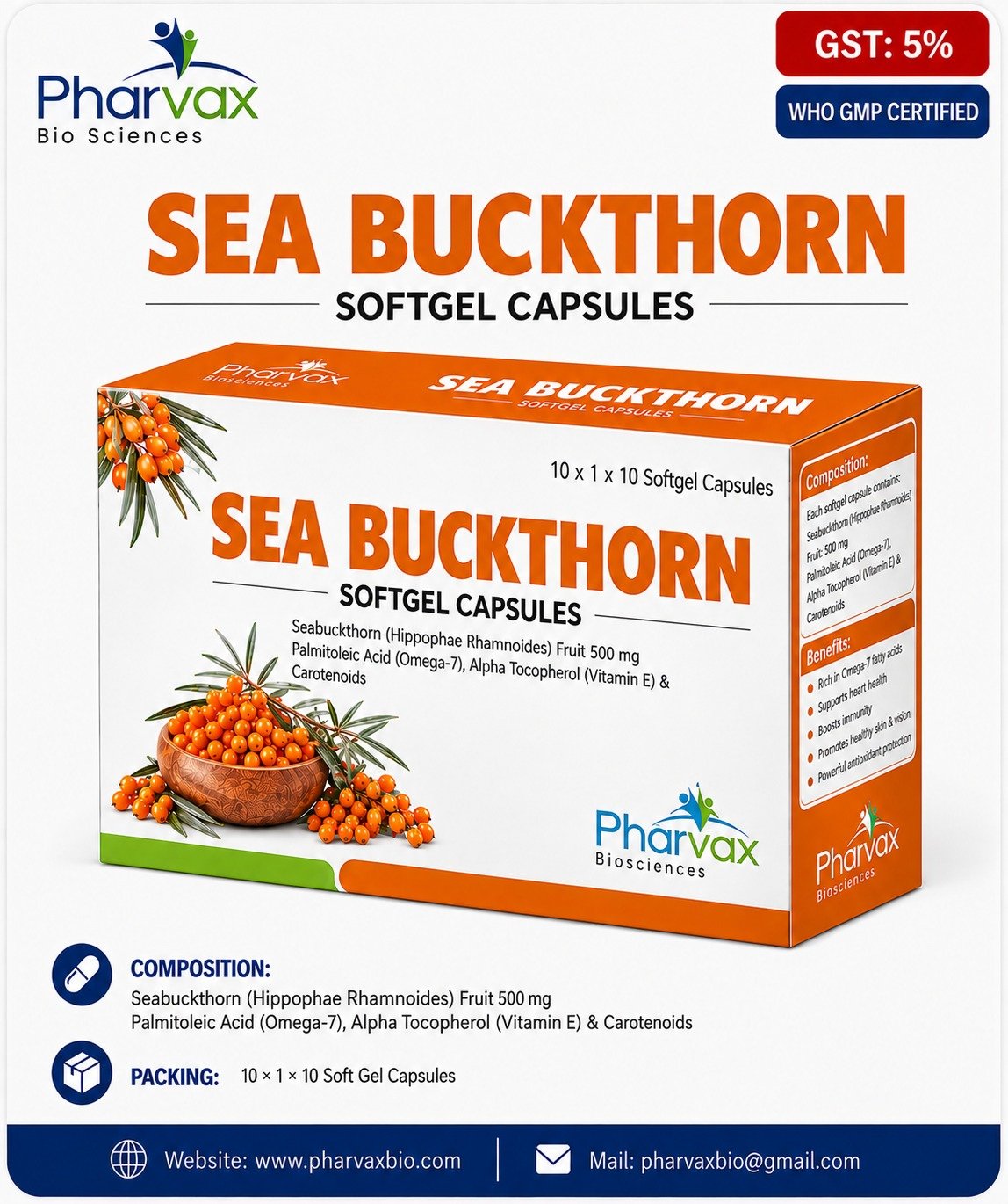 SEA BUCKTHORN Softgel Capsules